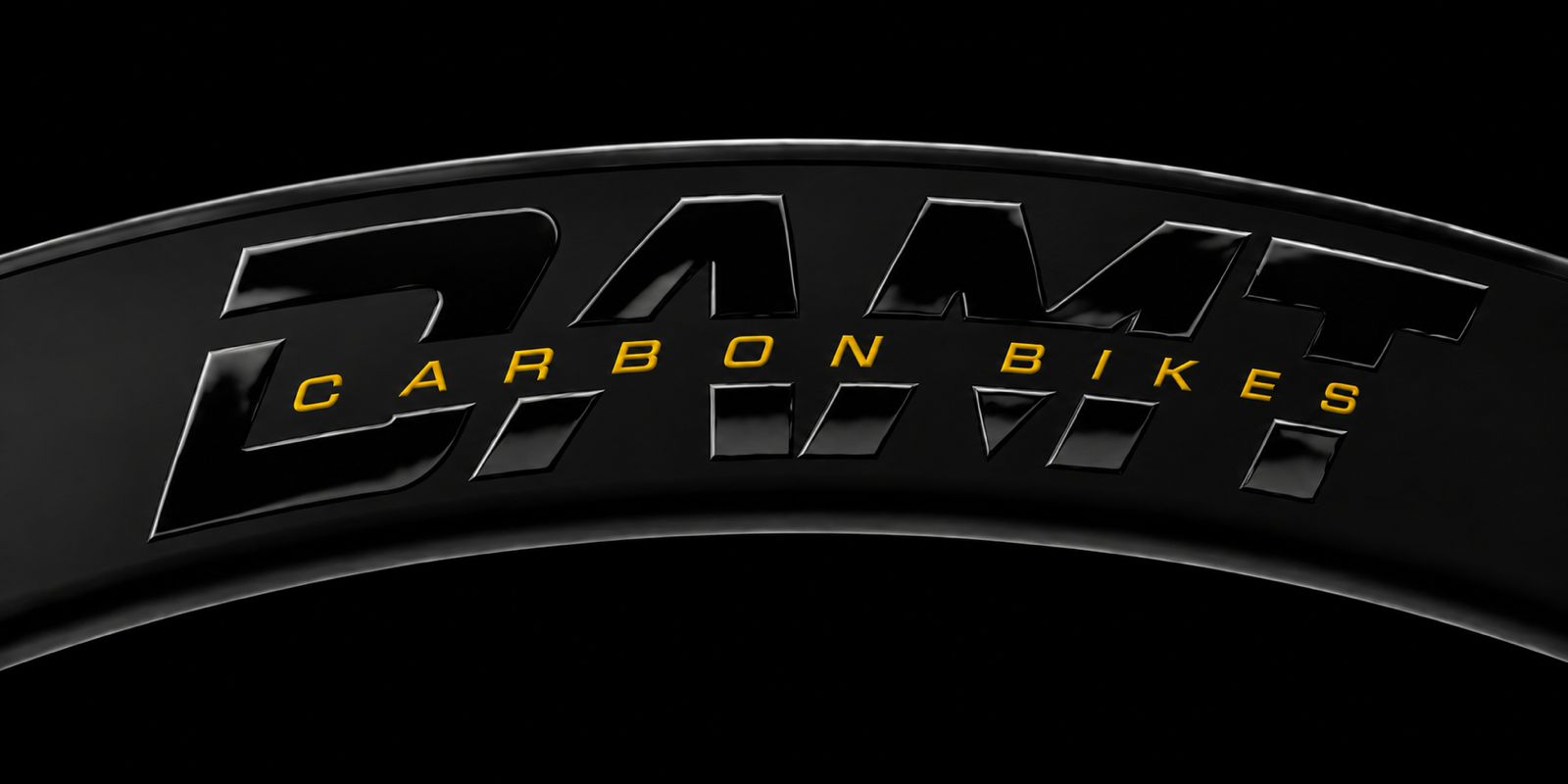 DAMT Carbon Bikes černé polepy