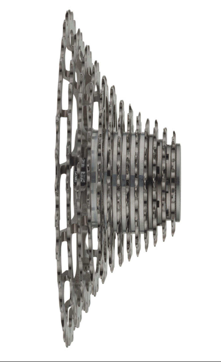 Kazeta Campagnolo Super Record 13s z boku