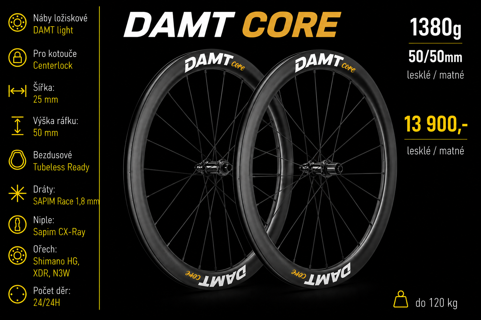 DAMT Core bílé