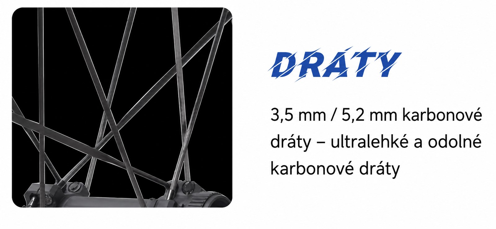 Karbonové dráty DAMT EXE