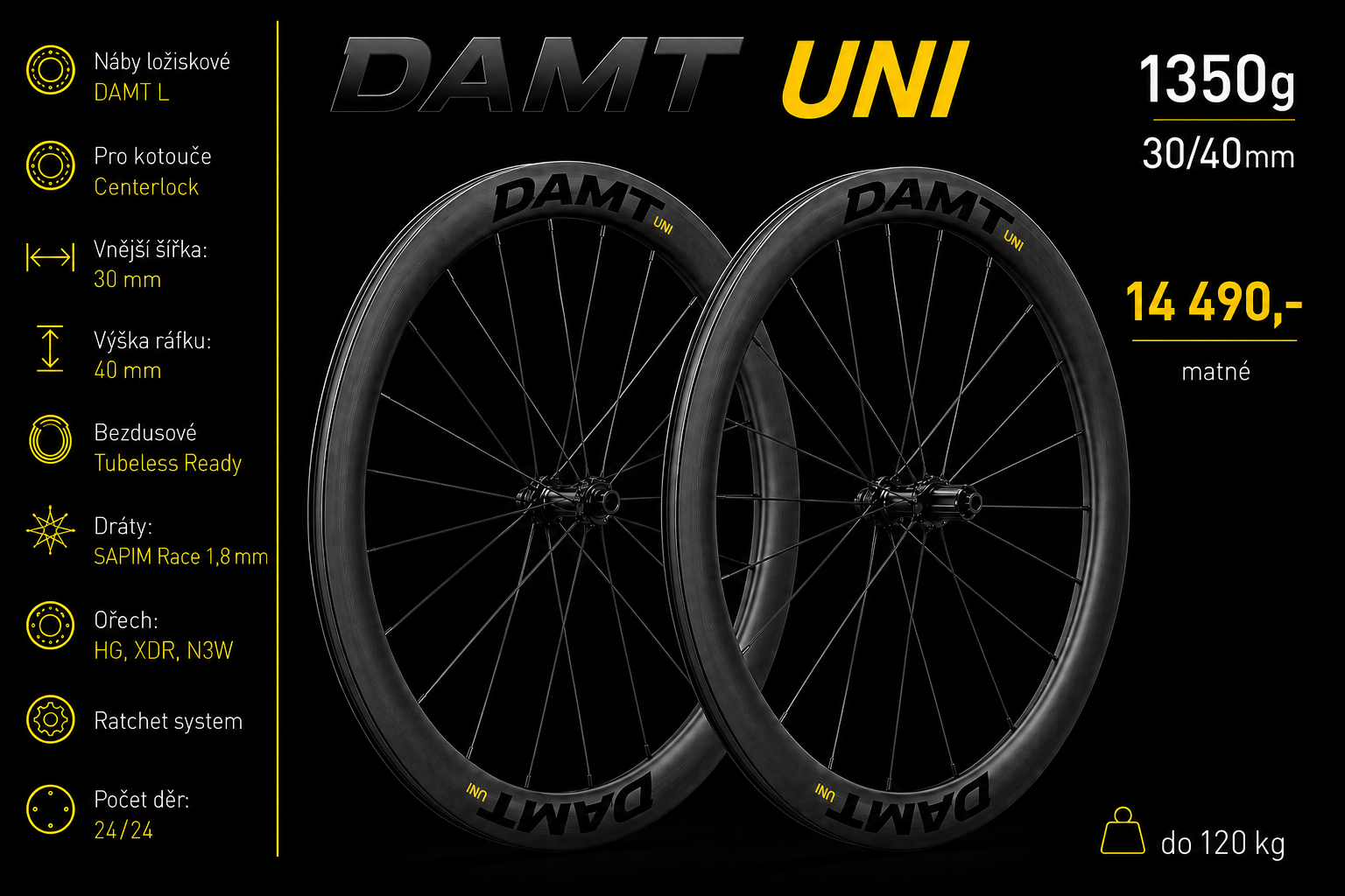 DAMT UNI 1350 g / 30/40 mm